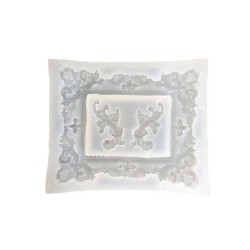 Epoksi Silikon Kalıp Fotoğraf Çerçevesi Yapraklı  9.5X11 CM Epoksi Silikon Kalıp Fotoğraf Çerçevesi Yapraklı  9.5X11 CM