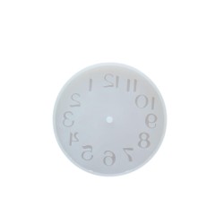 Epoksi Silikon Kalıp Saat Kalıbı Küçük Boy 10 CM Epoksi Silikon Kalıp Saat Kalıbı Küçük Boy 10 CM