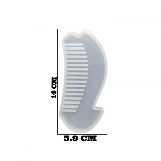 Epoksi Silikon Kalıp Sapsız Tarak Kalıbı 14 CM E113 Epoksi Silikon Kalıp Sapsız Tarak Kalıbı 14 CM E113