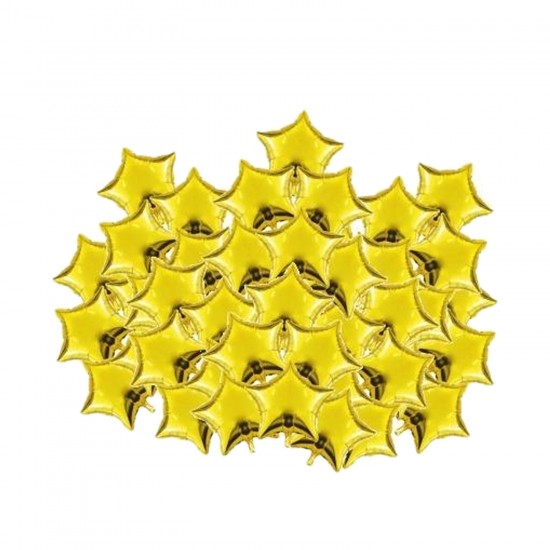 Folyo Balon Minik Yıldız Modeli Seti 13 CM (25 Adet)