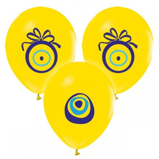 Balon Nazar Boncuğu Baskılı (20 Adet) Balon Nazar Boncuğu Baskılı (20 Adet)