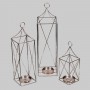 Metal 3Lü Set Dekoratif Mumluk Fener Metal 3Lü Set Dekoratif Mumluk Fener