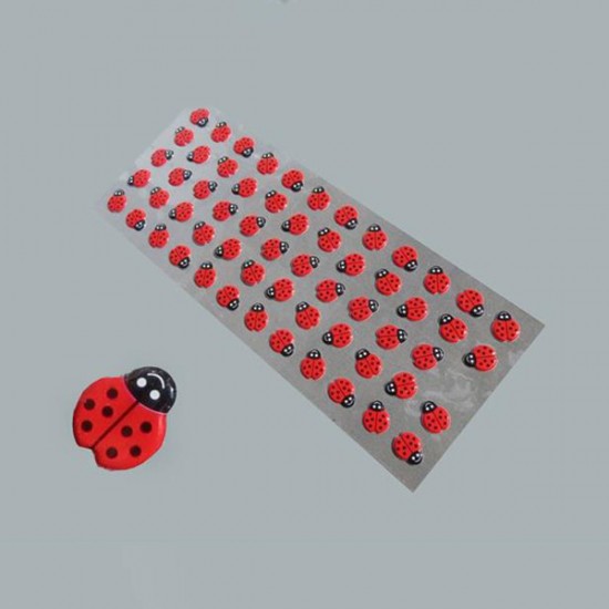 Sticker Yapışkanlı Uğur Böceği Küçük (60 Adet) Sticker Yapışkanlı Uğur Böceği Küçük (60 Adet)