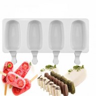 Magnum Şekilli Silikon Kalıp Dondurma Tatlı Meybuz Kalıbı 4 lü Magnum Şekilli Silikon Kalıp Dondurma Tatlı Meybuz Kalıbı 4 lü