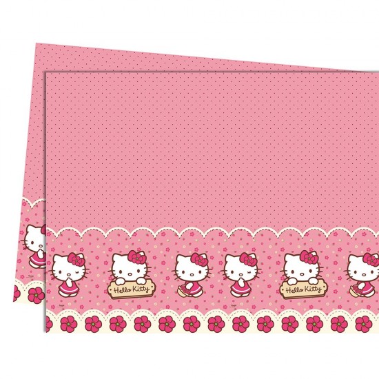 Hello Kitty Hearts Temalı Masa Örtüsü 12X180 Cm