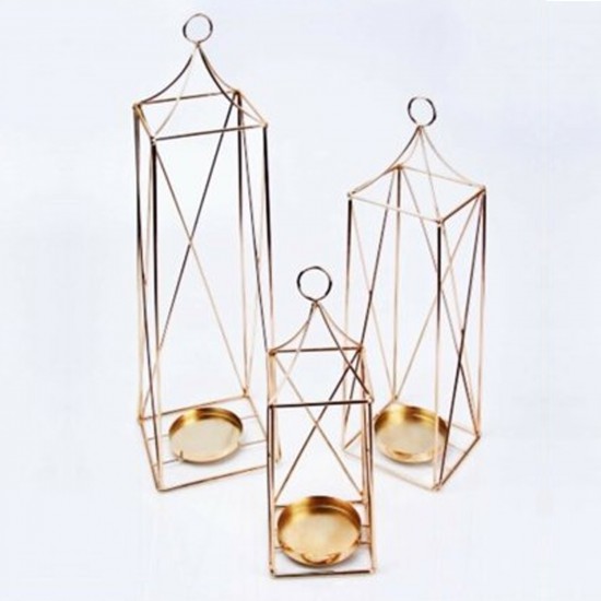 Metal 3Lü Set Dekoratif Mumluk Fener Metal 3Lü Set Dekoratif Mumluk Fener