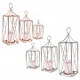 Metal 3Lü Set Dekoratif Mumluk Fener Metal 3Lü Set Dekoratif Mumluk Fener