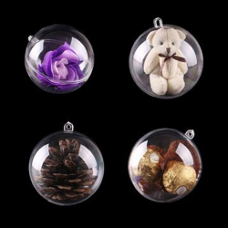 Şeffaf Mika Küre Top 6 CM (24  Adet ) Şeffaf Mika Küre Top 6 CM (24  Adet )