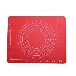 Silikon Ölçüsü Hamur Açma Matı M09  50X40 CM Silikon Ölçüsü Hamur Açma Matı M09  50X40 CM
