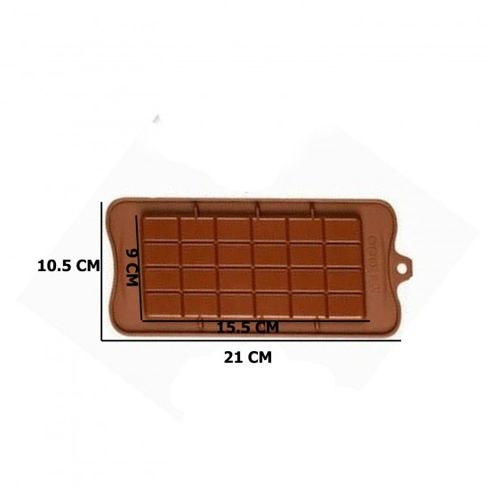 Tablet Silikon Çikolata Kalıbı Mini 10.5X21 CM BT2373 Tablet Silikon Çikolata Kalıbı Mini 10.5X21 CM BT2373
