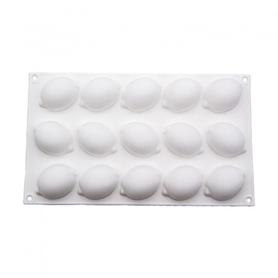 3D Meyve Limon Şekilli Silikon Kalıp Pasta Kek ve Çikolata Kalıbı 15 li 3D Meyve Limon Şekilli Silikon Kalıp Pasta Kek ve Çikolata Kalıbı 15 li