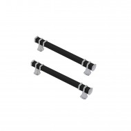 Defne Zamak Kulp Kare Çizgili Model Yüzüklü Tepsi Kulpu 12 CM (2 Adet) Defne Zamak Kulp Kare Çizgili Model Yüzüklü Tepsi Kulpu 12 CM (2 Adet)