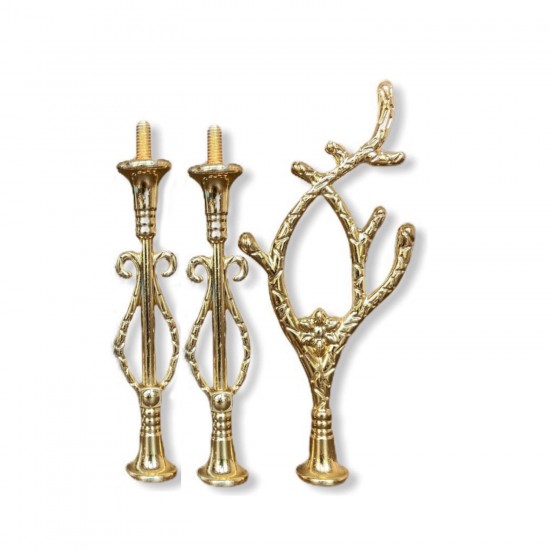 Epoksi 3 Katlı Meyve Ve Cupcake VE Sunumluk  Stant Bağlantı Aparatı Stant Tutucu