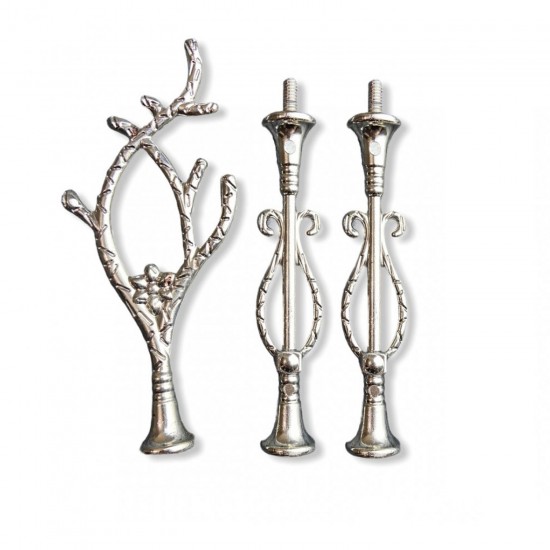 Epoksi 3 Katlı Meyve Ve Cupcake VE Sunumluk  Stant Bağlantı Aparatı Stant Tutucu