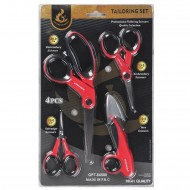 Profesyonel Dikiş Makas Seti 4’lü Kumaş Kesim Terzi Makası Seti