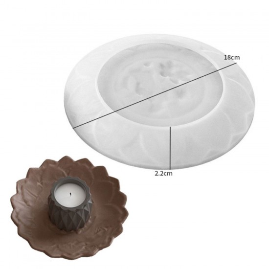 Silikon Epoksi Tabak Kalıbı Lotus Tabak Kalıbı Taş Tozu Çiçek Tabak Kalıbı 18x18x2.2 CM Silikon Epoksi Tabak Kalıbı Lotus Tabak Kalıbı Taş Tozu Çiçek Tabak Kalıbı 18x18x2.2 CM
