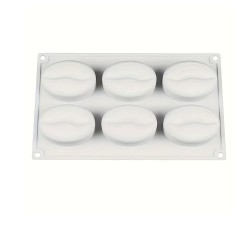 Silikon Kek Kalıp Sugarcraft Kahve Çekirdekleri Kalıbı Şeker Hamuru Çikolata Kalıbı 6 lı Silikon Kek Kalıp Sugarcraft Kahve Çekirdekleri Kalıbı Şeker Hamuru Çikolata Kalıbı 6 lı