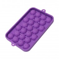 Silikon Yuvarlak Buz Kalıbı Salkım Üzüm Modeli 25 li