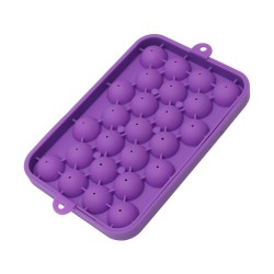 Silikon Yuvarlak Buz Kalıbı Salkım Üzüm Modeli 25 li