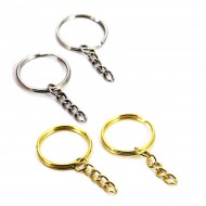 Anahtarlık Halkası Zincirli  4 CM (50 Adet) Anahtarlık Halkası Zincirli  4 CM (50 Adet)