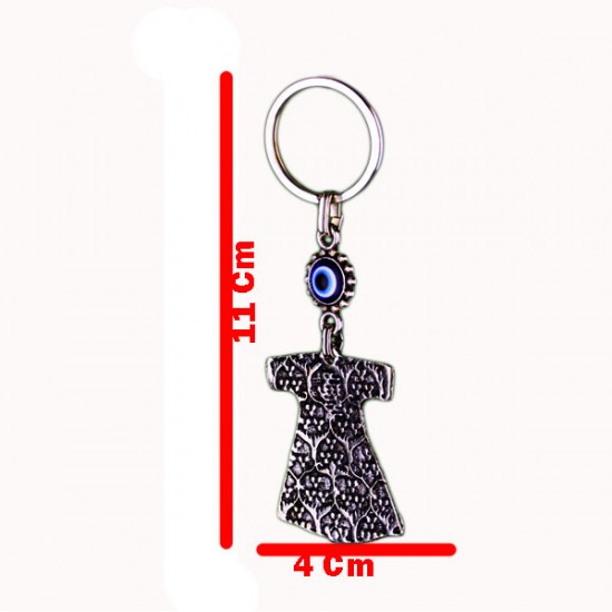 Anahtarlık Metal Nazar Boncuklu Kaftan Modeli (10 Adet) Anahtarlık Metal Nazar Boncuklu Kaftan Modeli (10 Adet)