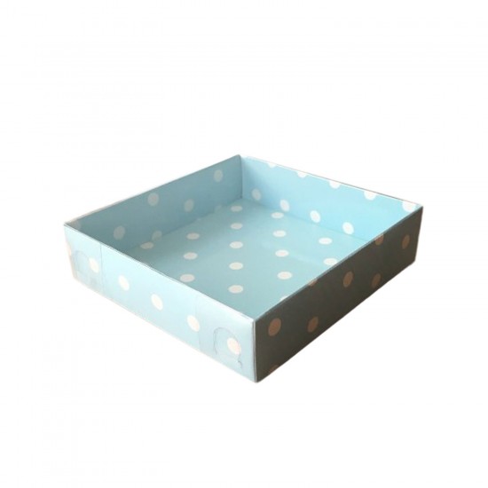 Asetat Kapaklı Karton Kutu 12X12X3 (50 Adet) Asetat Kapaklı Karton Kutu 12X12X3 (50 Adet)