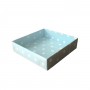 Asetat Kapaklı Karton Kutu 12X12X3 (50 Adet) Asetat Kapaklı Karton Kutu 12X12X3 (50 Adet)