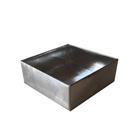 Asetat Kapaklı Karton Kutu 12X12X3 (50 Adet) Asetat Kapaklı Karton Kutu 12X12X3 (50 Adet)