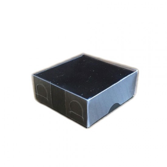 Asetat Kapaklı Karton Kutu 6X6X2.5 CM (50 Adet)
