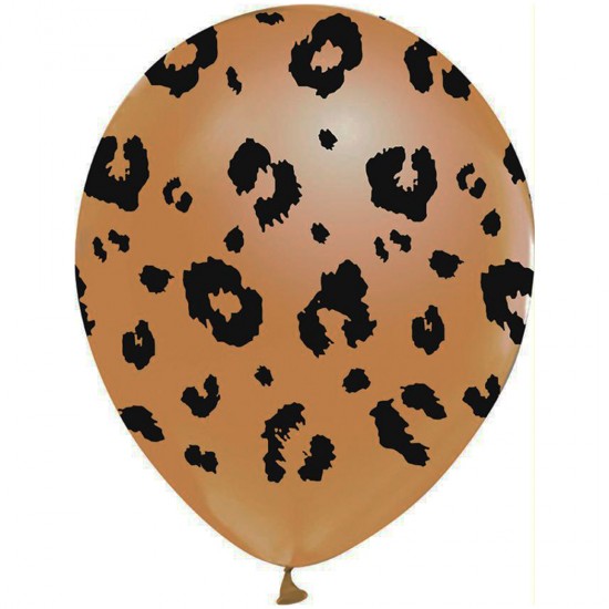 Balon 12 Çepeçevre Leopar Baskılı Model (20 Adet) Balon 12 Çepeçevre Leopar Baskılı Model (20 Adet)