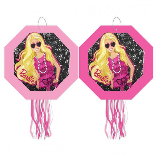 Barbie Essential Temalı Pinyata Çubuklu Barbie Essential Temalı Pinyata Çubuklu