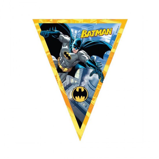 Batman Temalı Üçgen Flama Bayrak Set Batman Temalı Üçgen Flama Bayrak Set