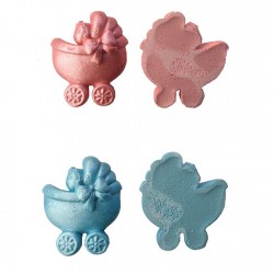 Bebek Şekeri Biblosu Pusetli Yerli Polyester (20 Adet) Bebek Şekeri Biblosu Pusetli Yerli Polyester (20 Adet)