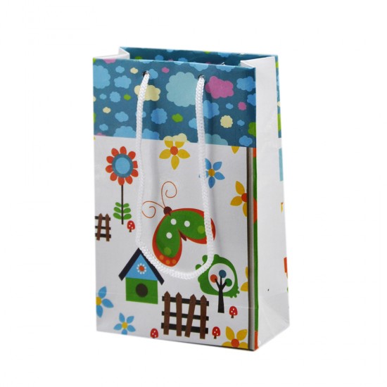 Karton Çanta Minik Boy Çizgi Resim Desenli 11X17 Cm (25 Adet) Karton Çanta Minik Boy Çizgi Resim Desenli 11X17 Cm (25 Adet)