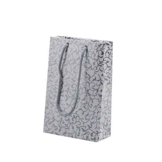Karton Çanta Minik Boy Sarmaşık Desenli 11X17 Cm (25 Adet) Karton Çanta Minik Boy Sarmaşık Desenli 11X17 Cm (25 Adet)