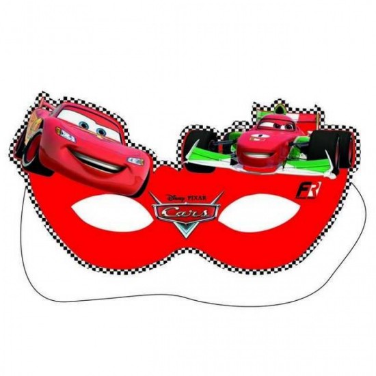 Cars Temalı Kağıt Maske (6 Adet) Cars Temalı Kağıt Maske (6 Adet)
