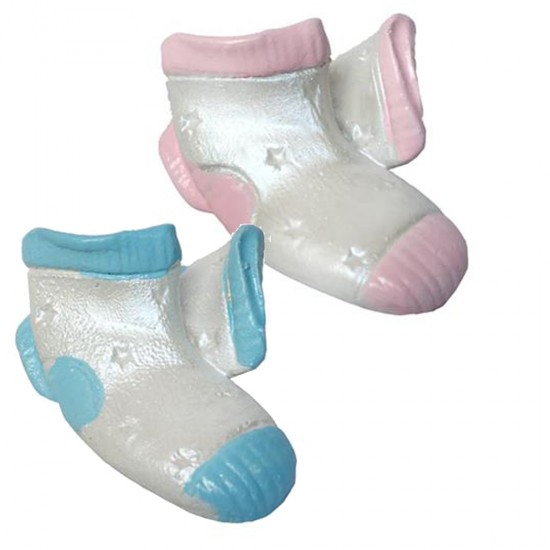 Bebek Şekeri Biblosu Çorap Çiftli Polyester (50 Adet)