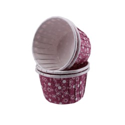 Cupcake Kalıbı Orta Boy 50*39 MM KAR DESENLİ (100 Adet) Cupcake Kalıbı Orta Boy 50*39 MM KAR DESENLİ (100 Adet)