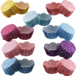 Cupcake Kalıbı Pet Kapsül Dalgalı Kek Kalıbı 65X38 MM (100 Adet) Cupcake Kalıbı Pet Kapsül Dalgalı Kek Kalıbı 65X38 MM (100 Adet)