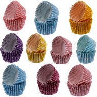 Cupcake Kalıbı Pet Kapsül  Kek Kalıbı48X34 MM (100 Adet)