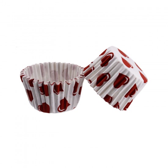 Cupcake Kalıbı Pet Kapsül  Kek Kalıbı 48X34 MM (100 Adet)