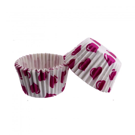 Cupcake Kalıbı Pet Kapsül  Kek Kalıbı 48X34 MM (100 Adet)