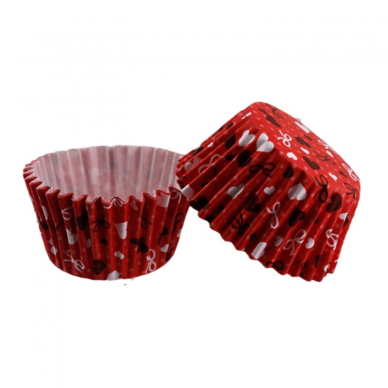 Cupcake Kalıbı Pet Kapsül  Kek Kalıbı 48X34 MM (100 Adet)
