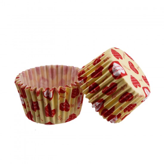 Cupcake Kalıbı Pet Kapsül  Kek Kalıbı 48X34 MM (100 Adet)