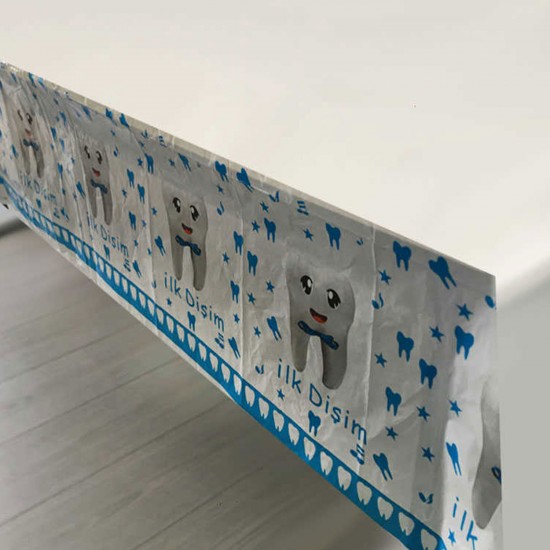 Diş Buğdayı Masa Örtüsü İlk Dişim Yazılı 120X180 CM Diş Buğdayı Masa Örtüsü İlk Dişim Yazılı 120X180 CM