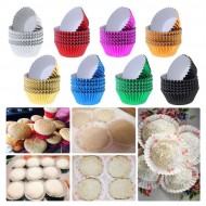 Metalik Folyo Cupcake Kalıbı Muffin Pet Kapsül No:3 (150 Adet) Metalik Folyo Cupcake Kalıbı Muffin Pet Kapsül No:3 (150 Adet)