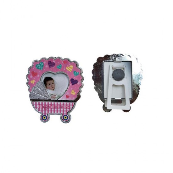 Fotoğraf Çerçevesi Puset Hoşgeldin Bebek Plastik (25 Adet) Fotoğraf Çerçevesi Puset Hoşgeldin Bebek Plastik (25 Adet)