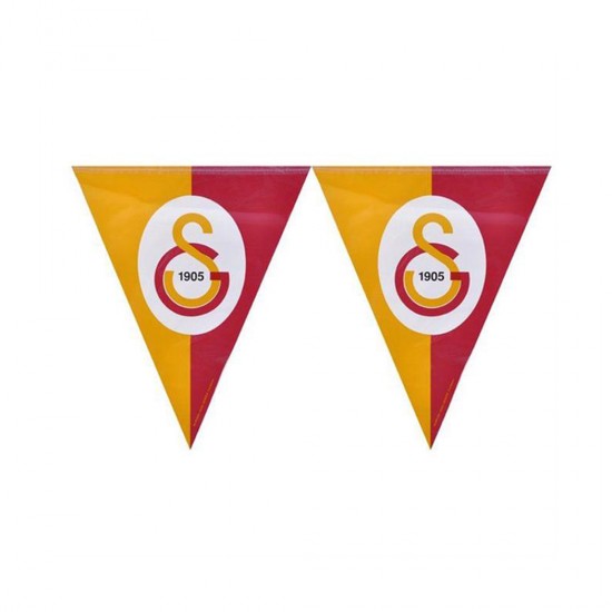 Galatasaray Temalı Üçgen Falama Bayrak Set Galatasaray Temalı Üçgen Falama Bayrak Set