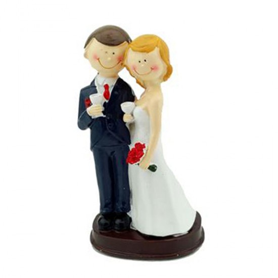 Gelin Damat Battal Boy Elinde Çiçek Ve Kadeh Gelin Damat Battal Boy Elinde Çiçek Ve Kadeh