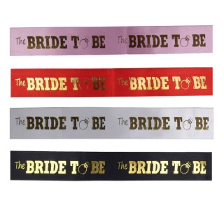 gelin kusagi altin varakli the bride to be 6 cm x 2 mt kurdele